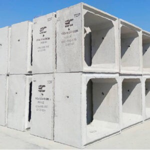 ท่อคอนกรีตเสริมเหล็กหล่อสำเร็จรูปสี่เหลี่ยม สำหรับงานระบายน้ำ